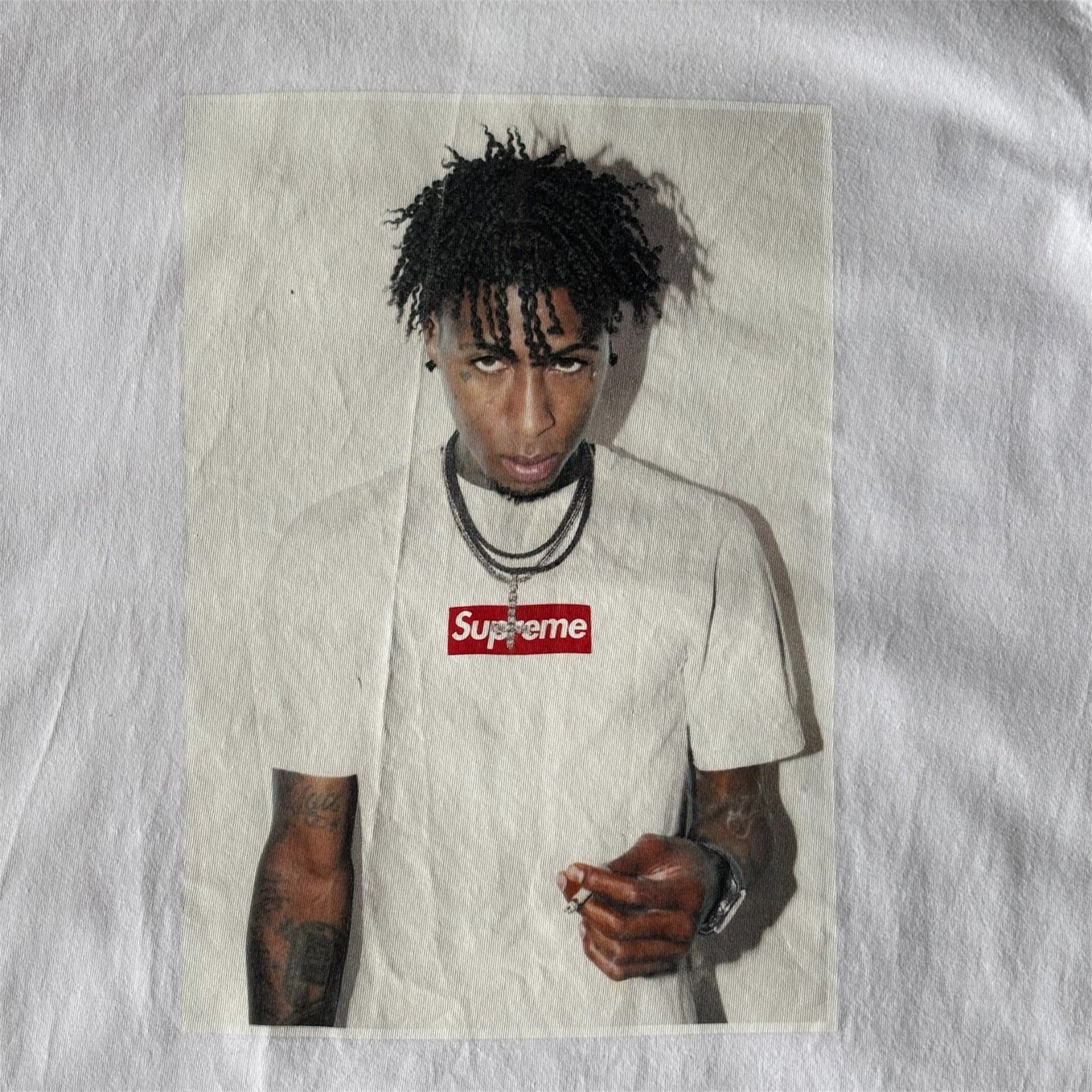 SUPREME SS23 NBA Youngboy Tee White L
