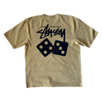STUSSY Dice Tee Pigment Dyed Yellow XL 2 - 11000 Archive