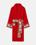 Versace I Baroque Bathrobe Red | 11000 Archive
