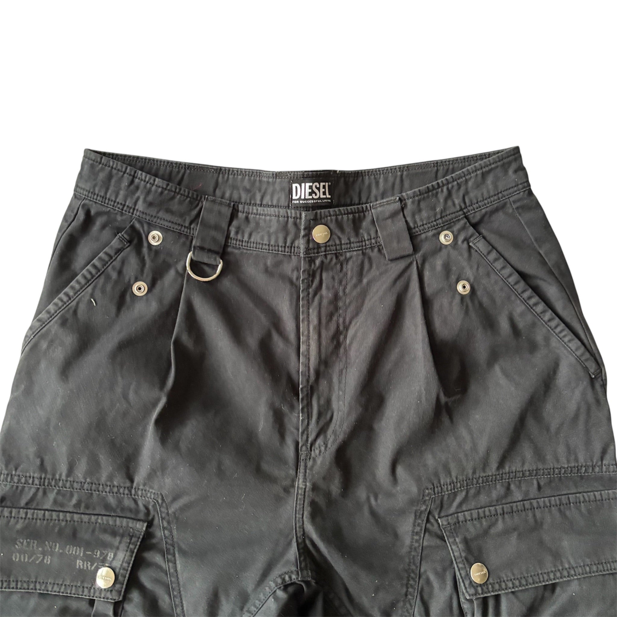 DIESEL P-Bartoon-A Cargo Pants Black W31