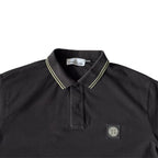 STONE ISLAND AW2014 Slim Fit Black Polo XL