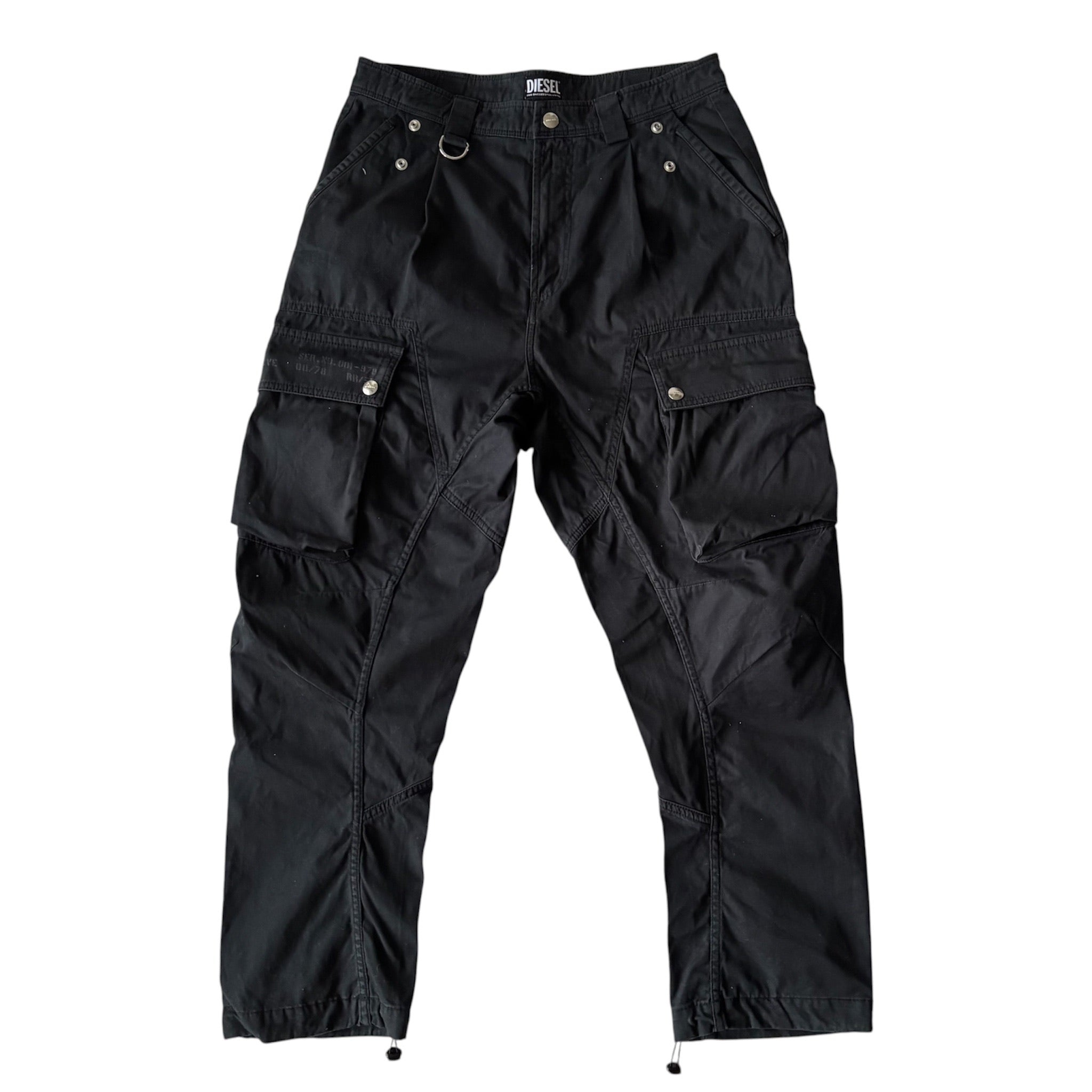 DIESEL P-Bartoon-A Cargo Pants Black W31