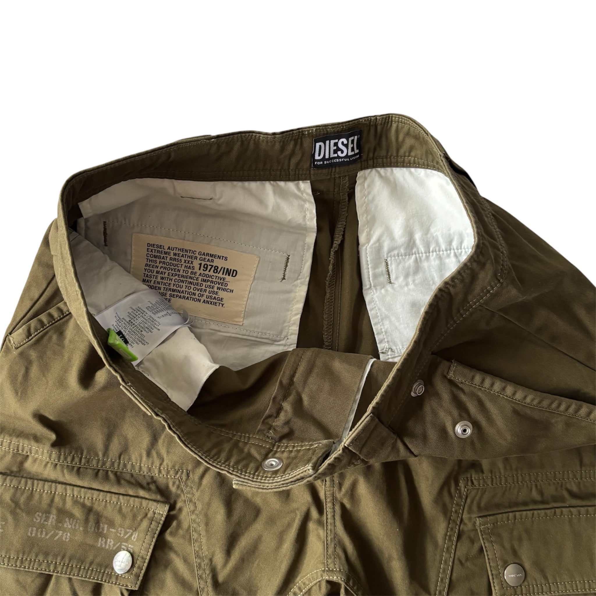 DIESEL P-Bartoon-A Cargo Pants Olive W31