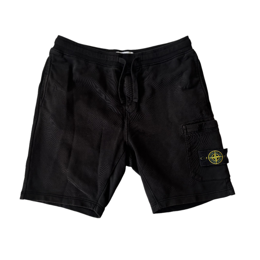 STONE ISLAND SS2020 Black Cotton Shorts L