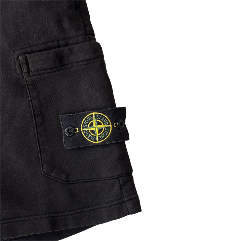 STONE ISLAND SS2020 Black Cotton Shorts L