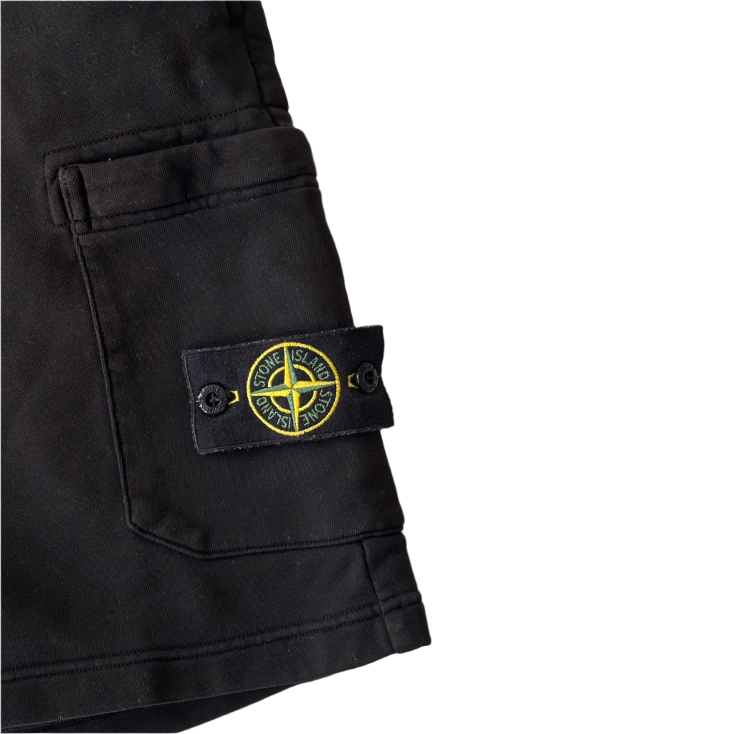 STONE ISLAND SS2020 Black Cotton Shorts L