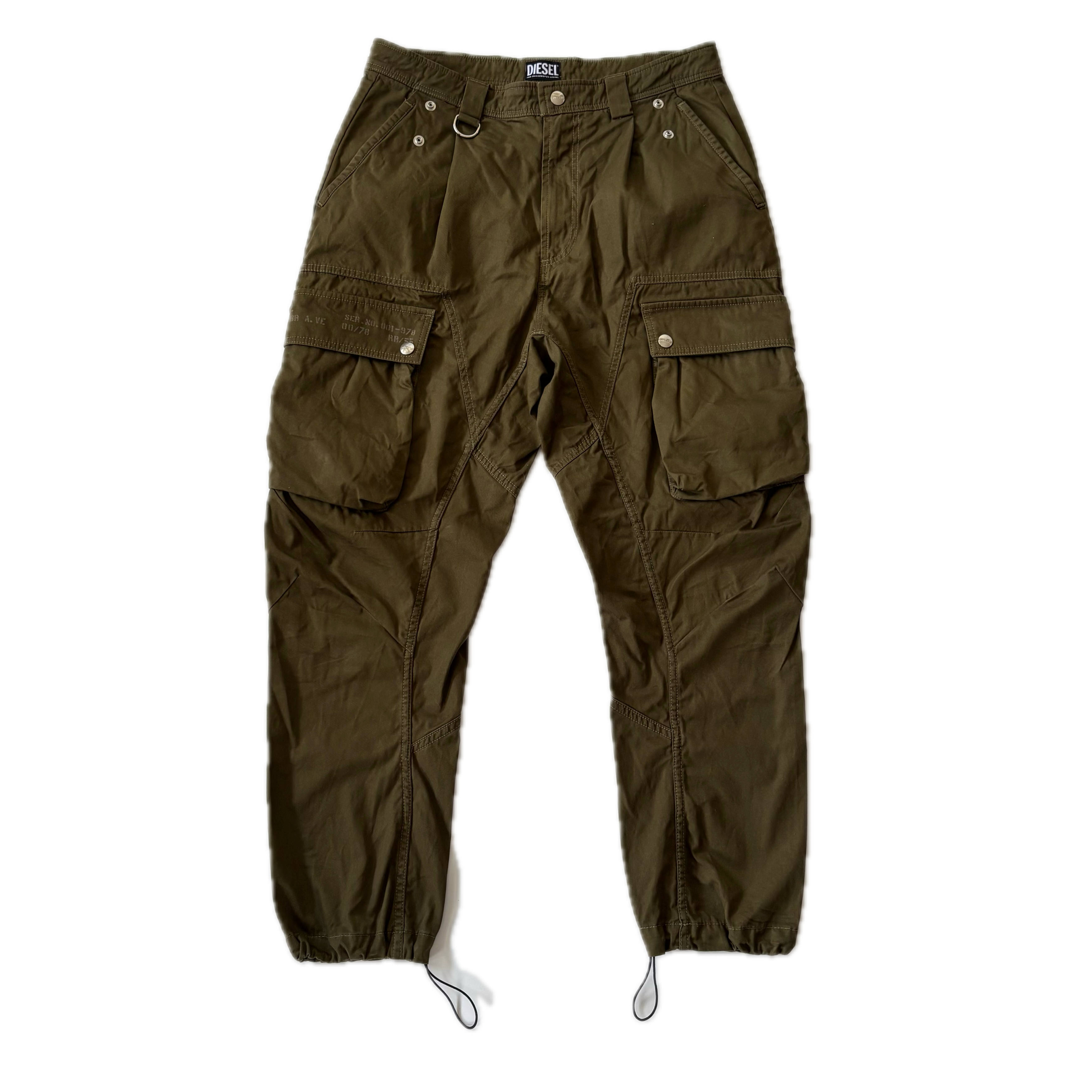DIESEL P-Bartoon-A Cargo Pants Olive W31