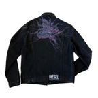 DIESEL Dark Wash Denim Nhill Jacket L