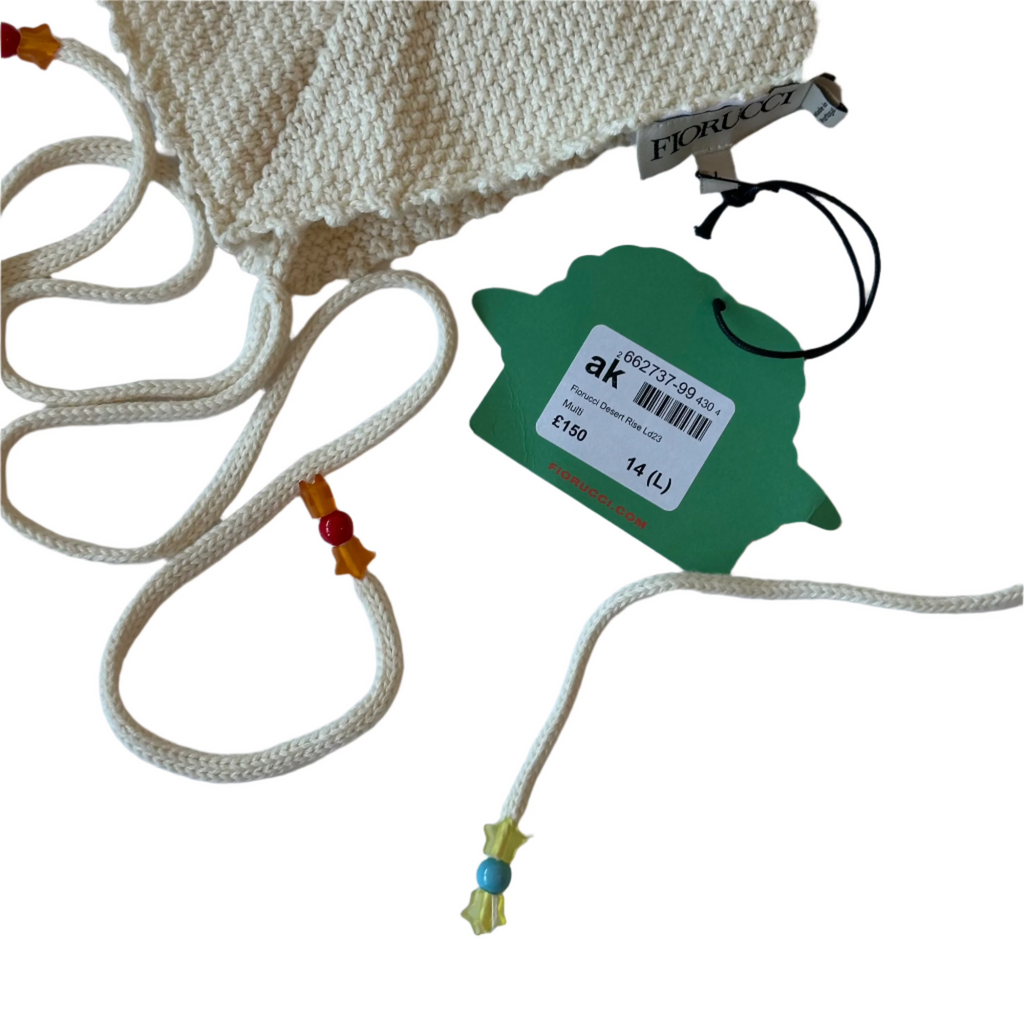 FIORUCCI Desert Rise Crochet Bandana Top L