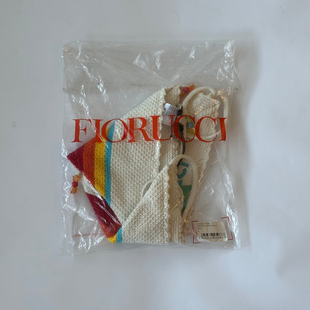 FIORUCCI Desert Rise Crochet Bandana Top L