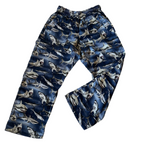 PALM ANGELS Sharks Easy Wide-Leg Trousers M