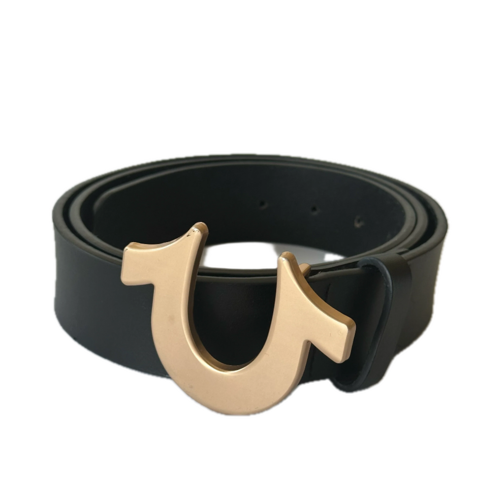 TRUE RELIGION Horseshoe Buckle Belt