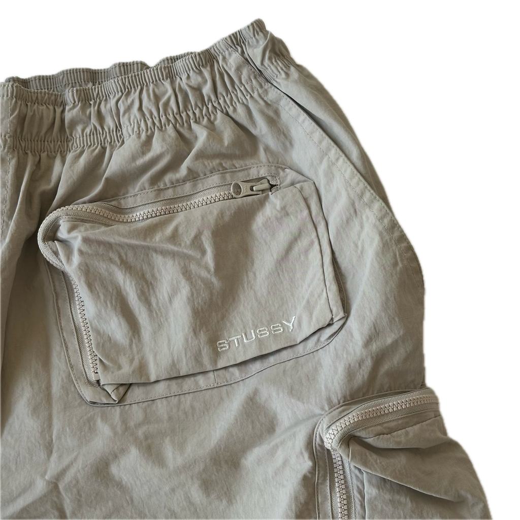 STUSSY Baggy Multi Pocket Tactical Fishing Shorts M