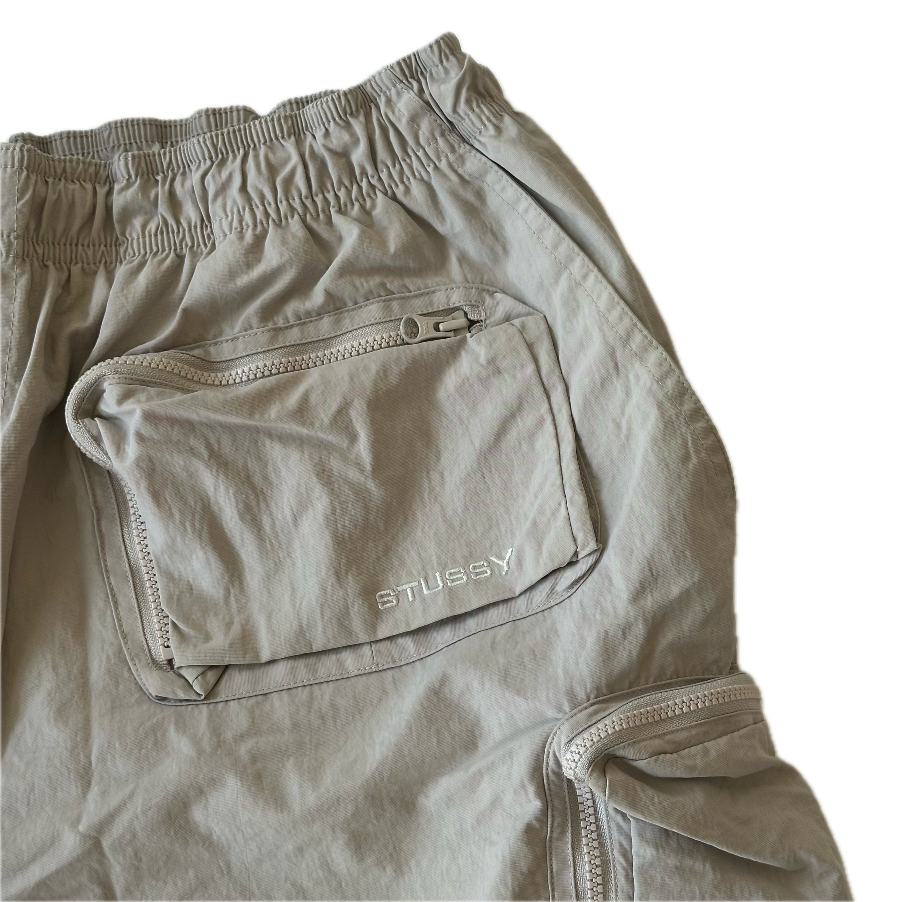 STUSSY Baggy Multi Pocket Tactical Fishing Shorts M