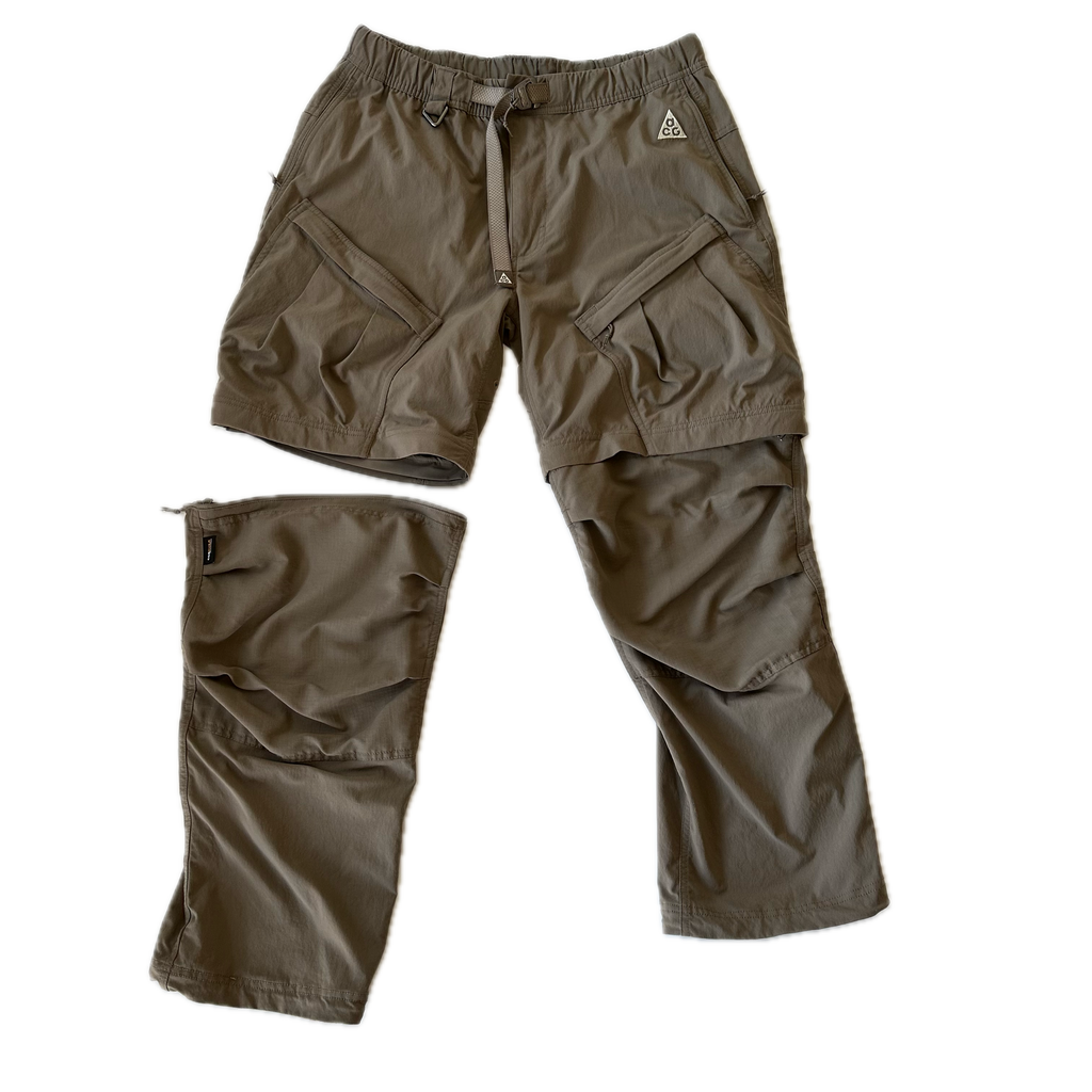 NIKE ACG Zip-off Trail Trousers Neutral Olive / Light Orewood Brown M