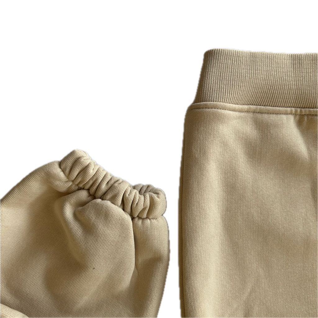 NO HUGS Beige Wings Polo Sweatshirt L