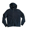 C.P. Company Navy Cotton Goggle Hoodie L
