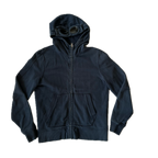 C.P. Company Navy Cotton Goggle Hoodie L