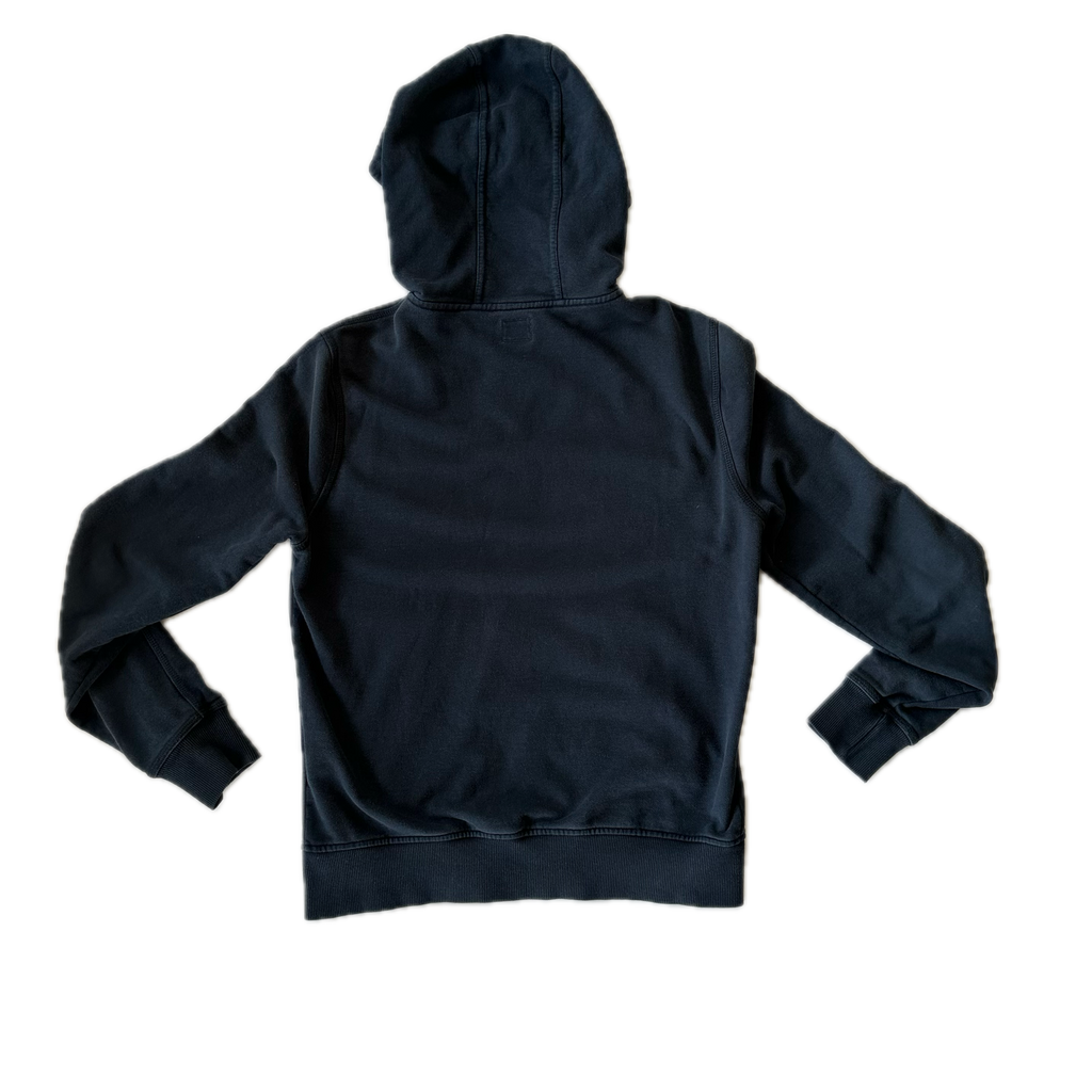 C.P. Company Navy Cotton Goggle Hoodie L