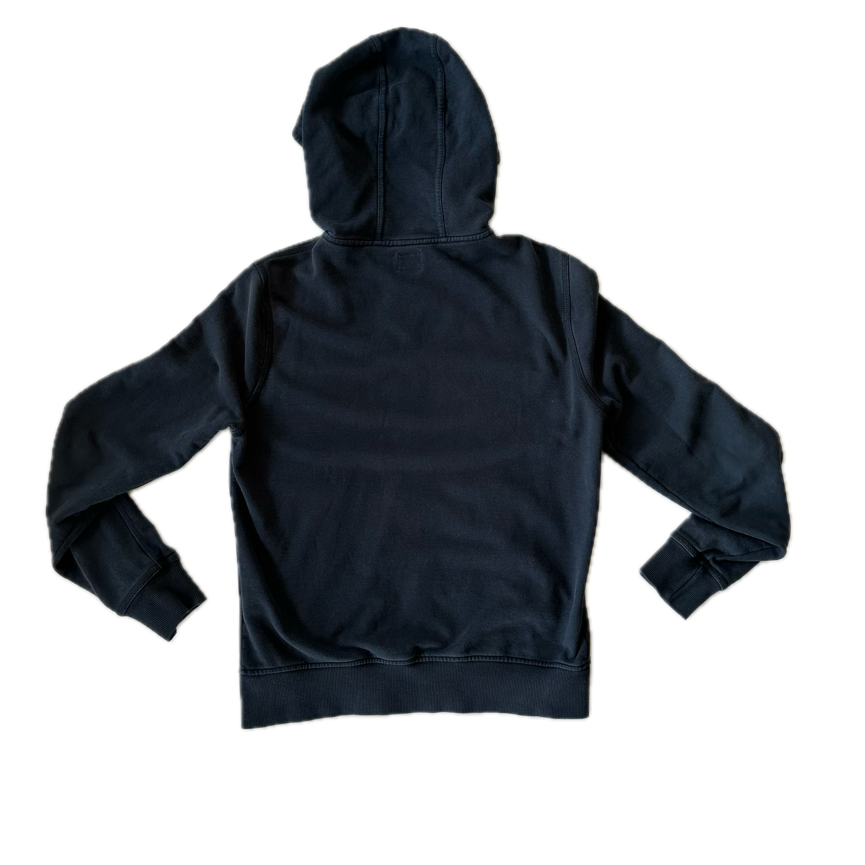 C.P. Company Navy Cotton Goggle Hoodie L