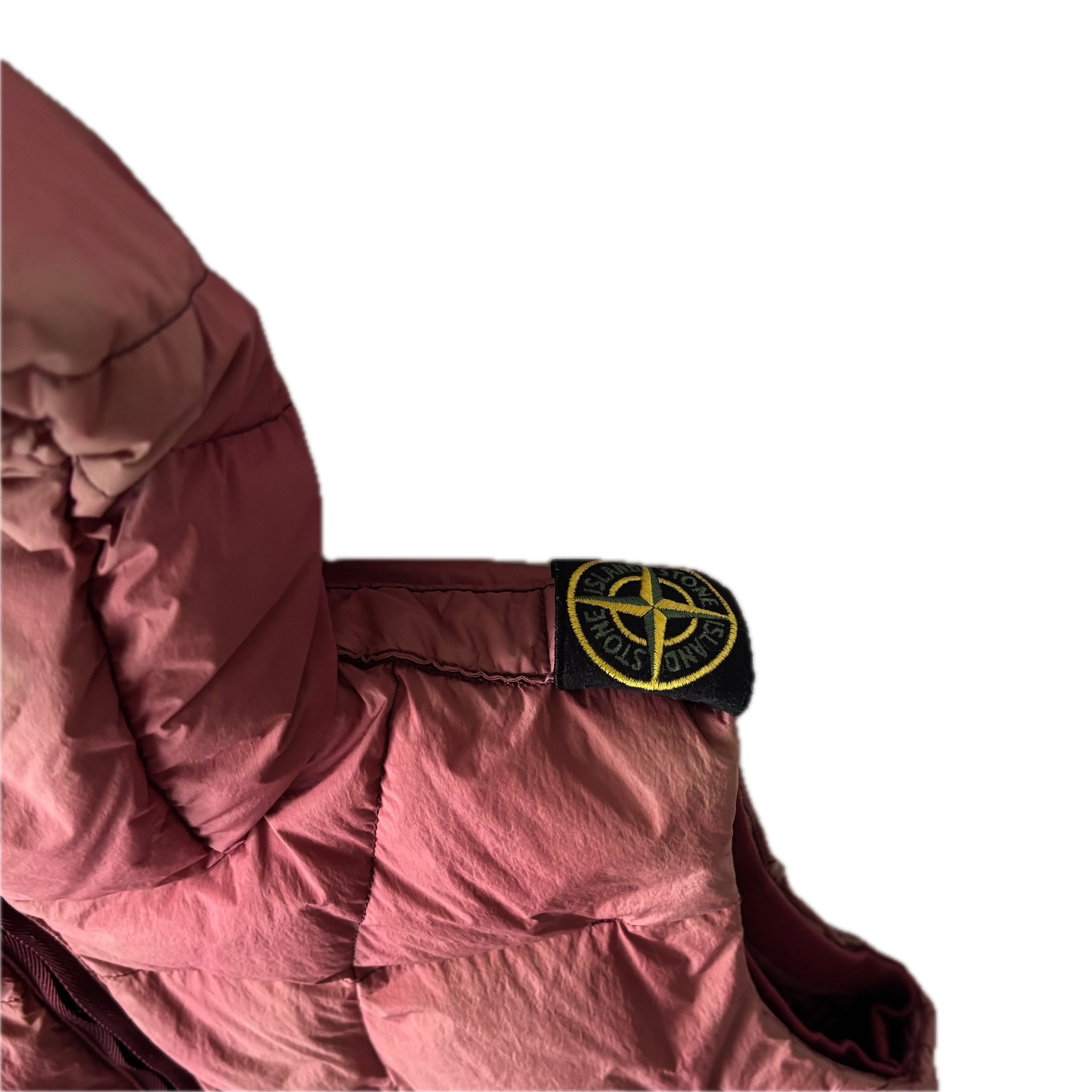 STONE ISLAND Garment Dyed Crinkle Reps NY Down Gilet