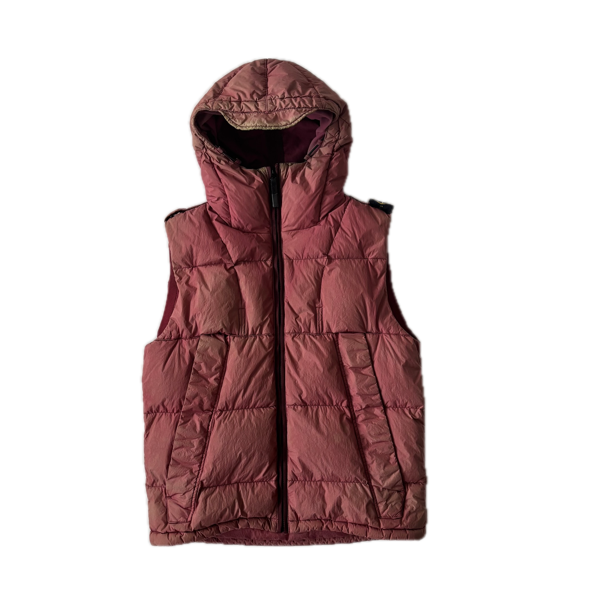 STONE ISLAND Garment Dyed Crinkle Reps NY Down Gilet