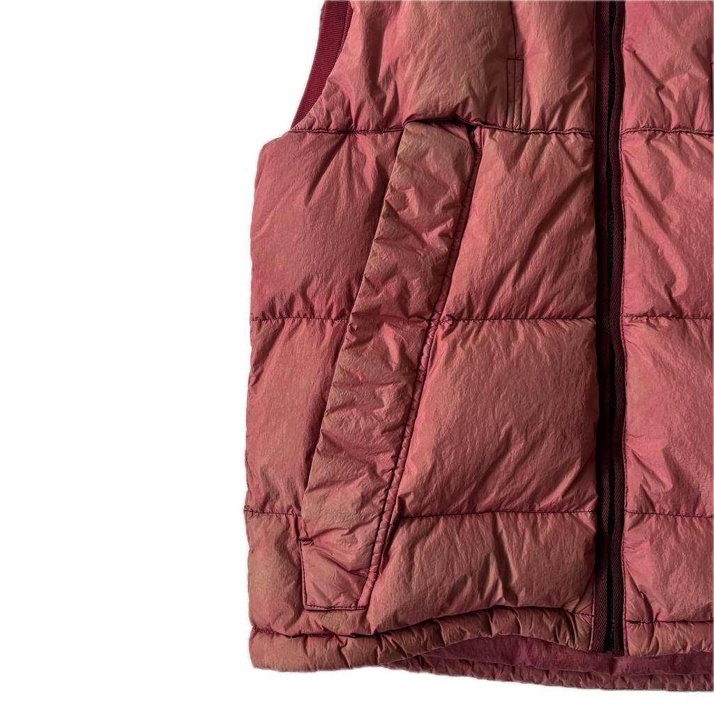 STONE ISLAND Garment Dyed Crinkle Reps NY Down Gilet