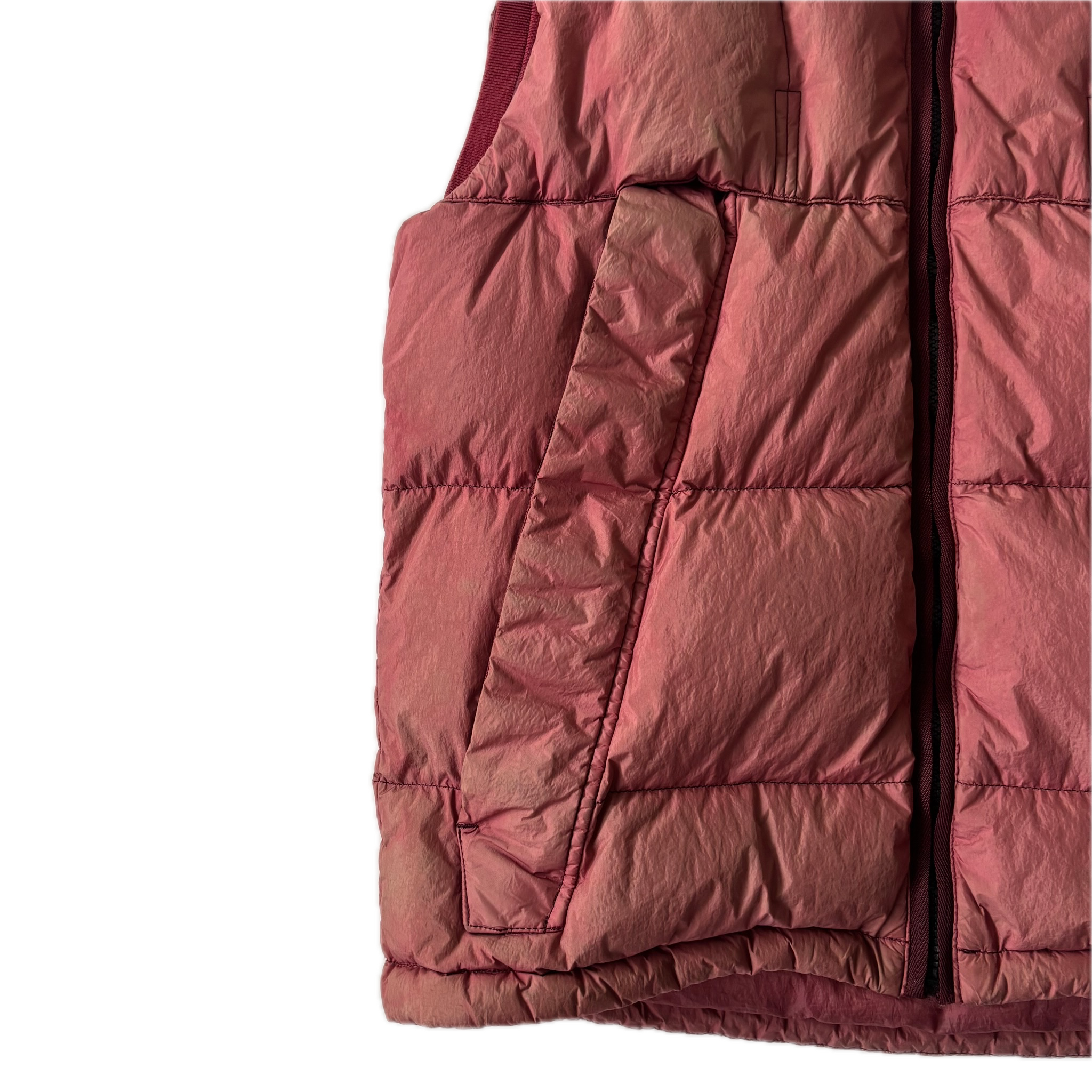 STONE ISLAND Garment Dyed Crinkle Reps NY Down Gilet