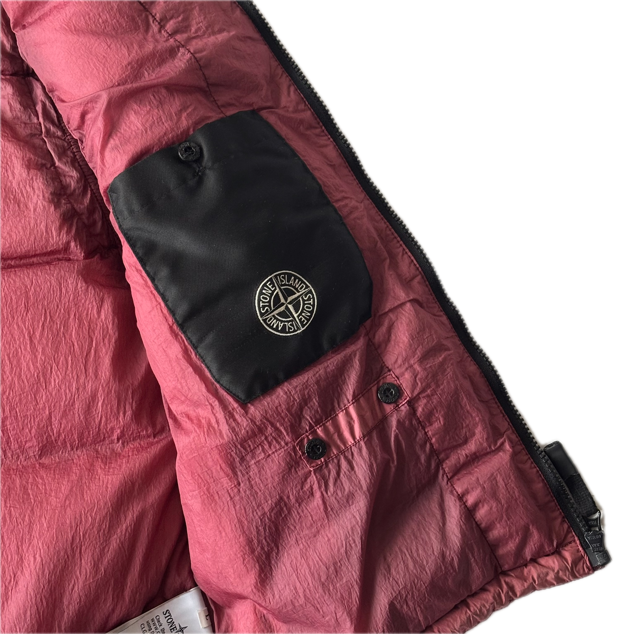 STONE ISLAND Garment Dyed Crinkle Reps NY Down Gilet