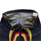 A BATHING APE Shark Denim Shorts 32