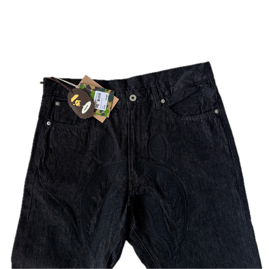 A BATHING APE Regular Fit 13oz Shark Denim Pants L