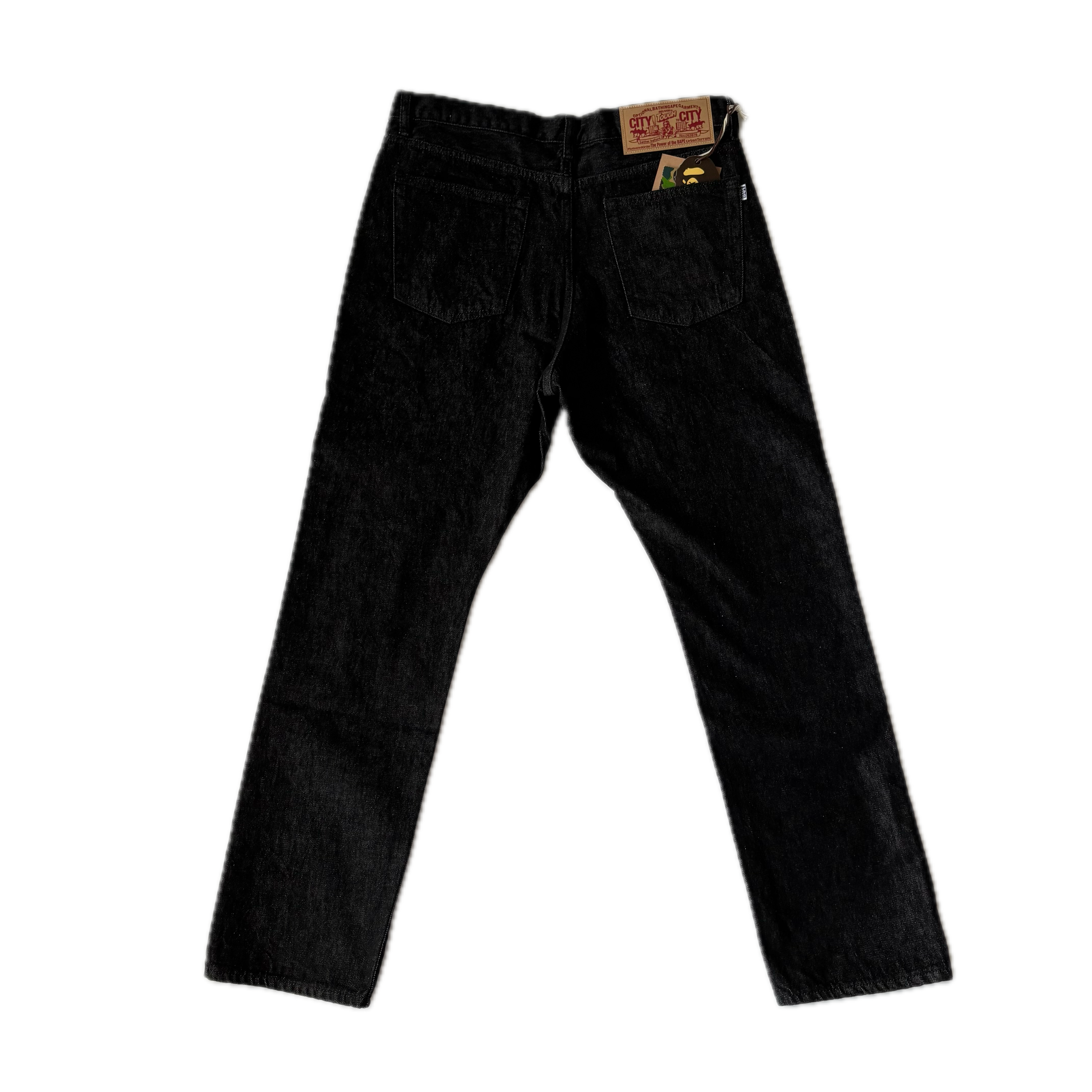 A BATHING APE Regular Fit 13oz Shark Denim Pants L