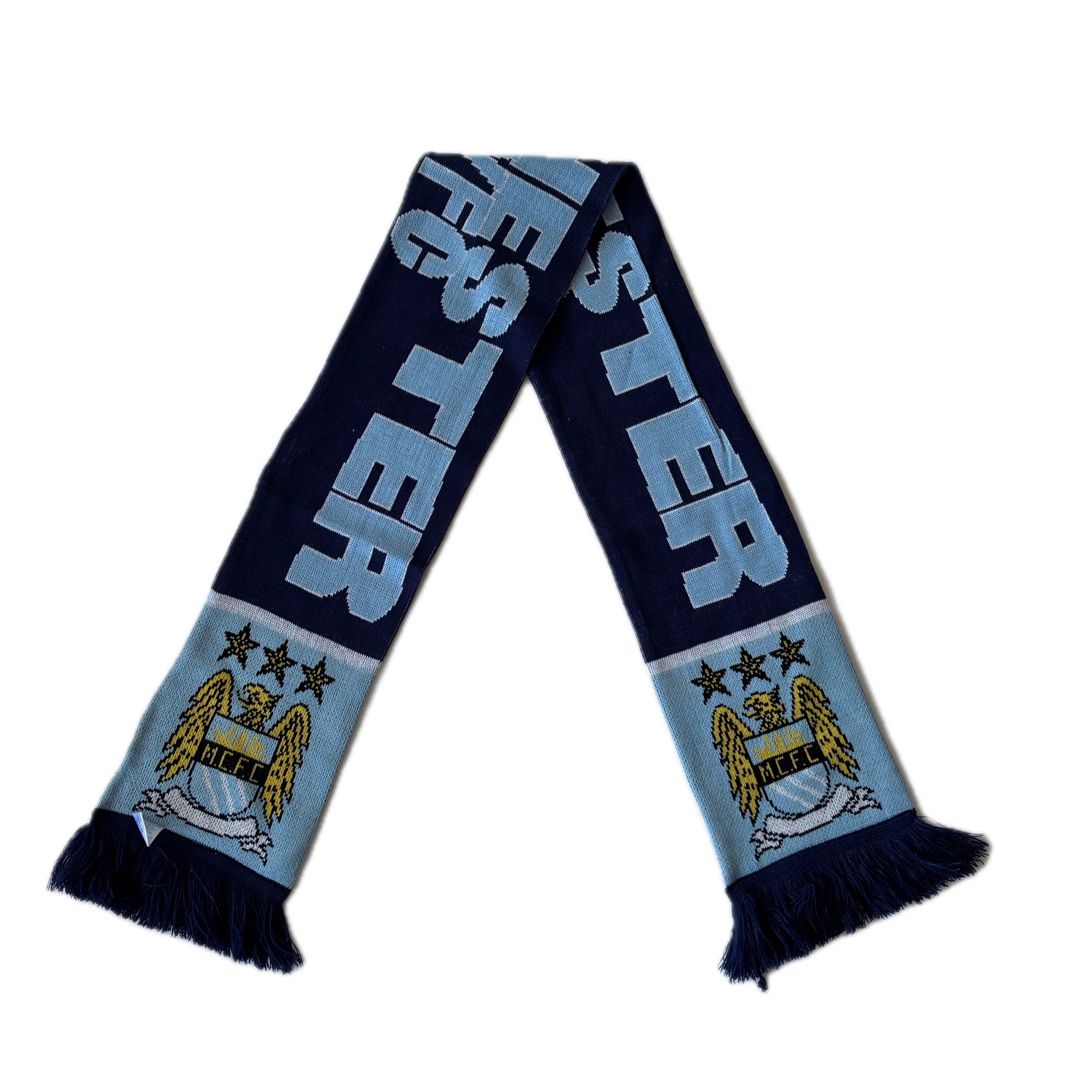 MANCHESTER CITY Football Club 3-Tone Scarf