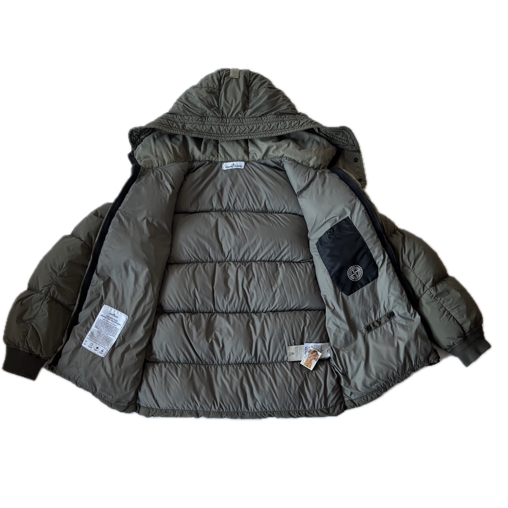 STONE ISLAND AW2016 Organic Tela Feel NY Down Jacket Khaki XL