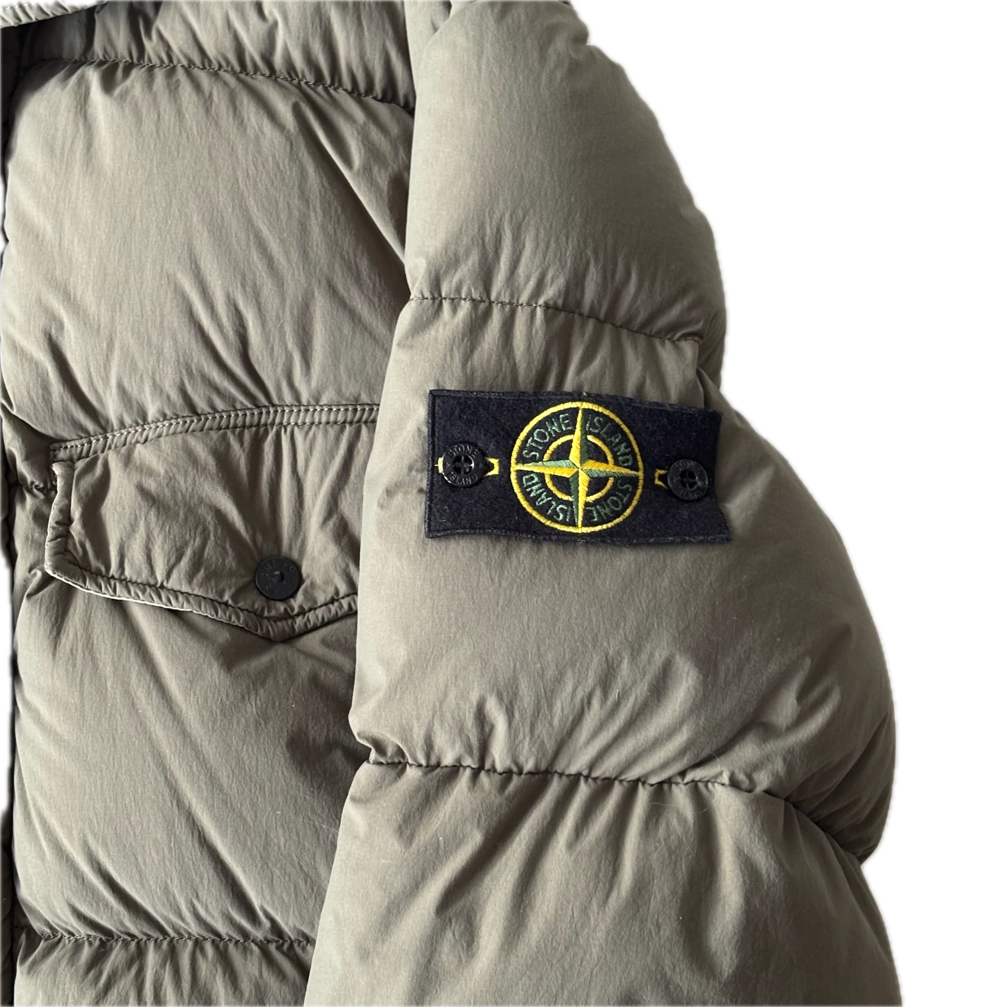 STONE ISLAND AW2016 Organic Tela Feel NY Down Jacket Khaki XL