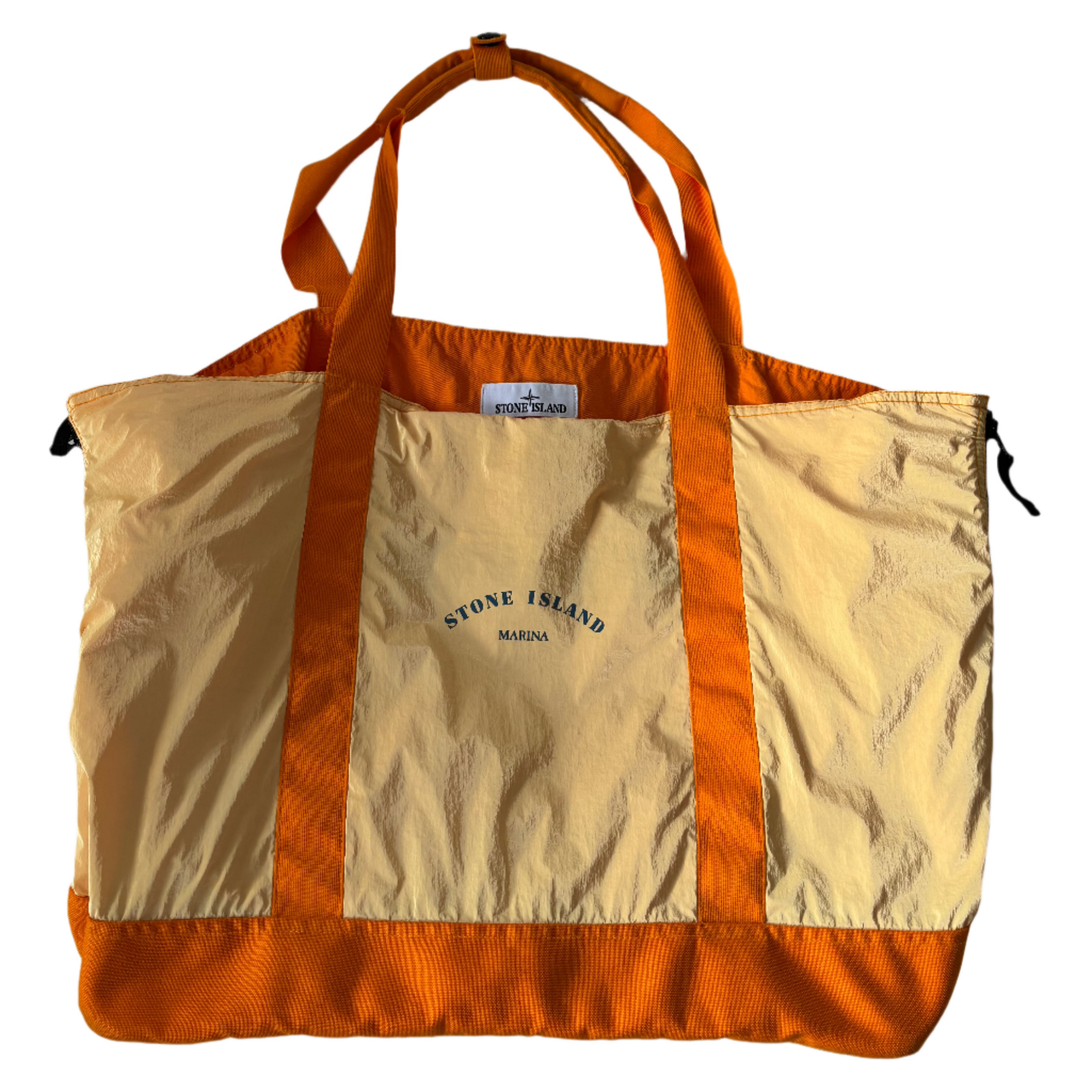 STONE ISLAND SS2023 Marina Rip Stop Prismatic Tote Bag