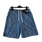 VERSACE Barocco Jacquard Denim Shorts L