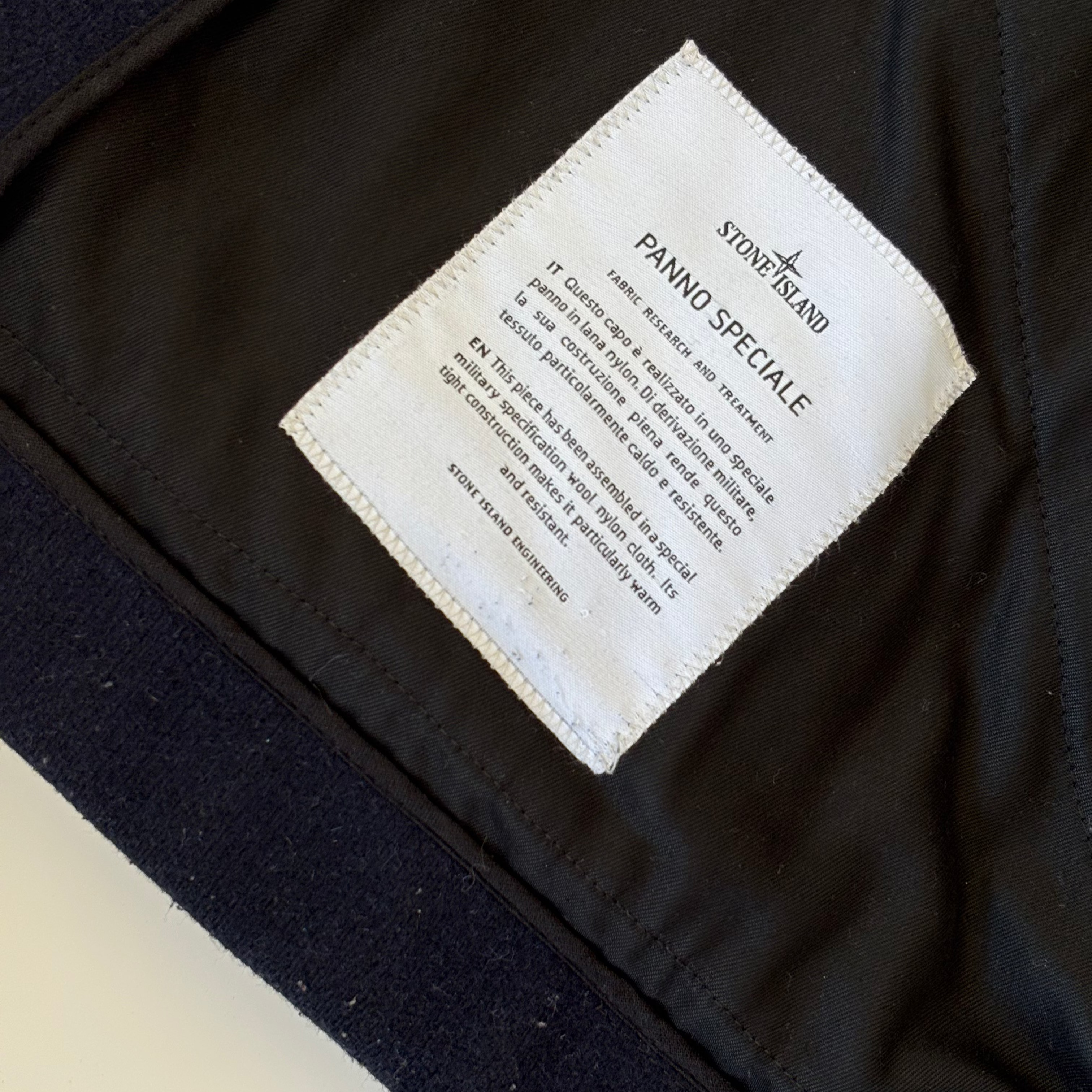 STONE ISLAND AW2017 Panno Speciale Wool Bomber Jacket XXL