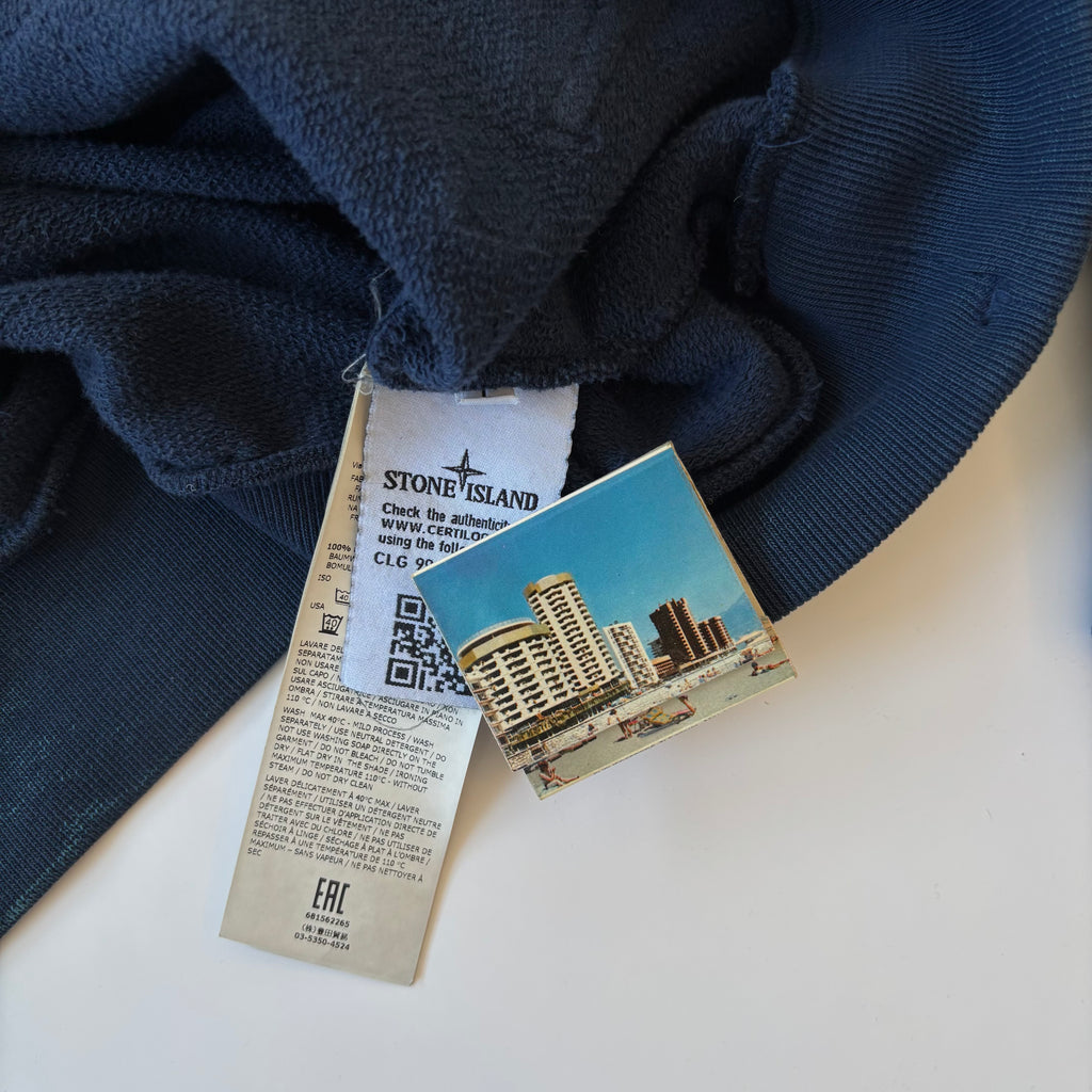 STONE ISLAND SS2018 Hand Brushed Hoodie L