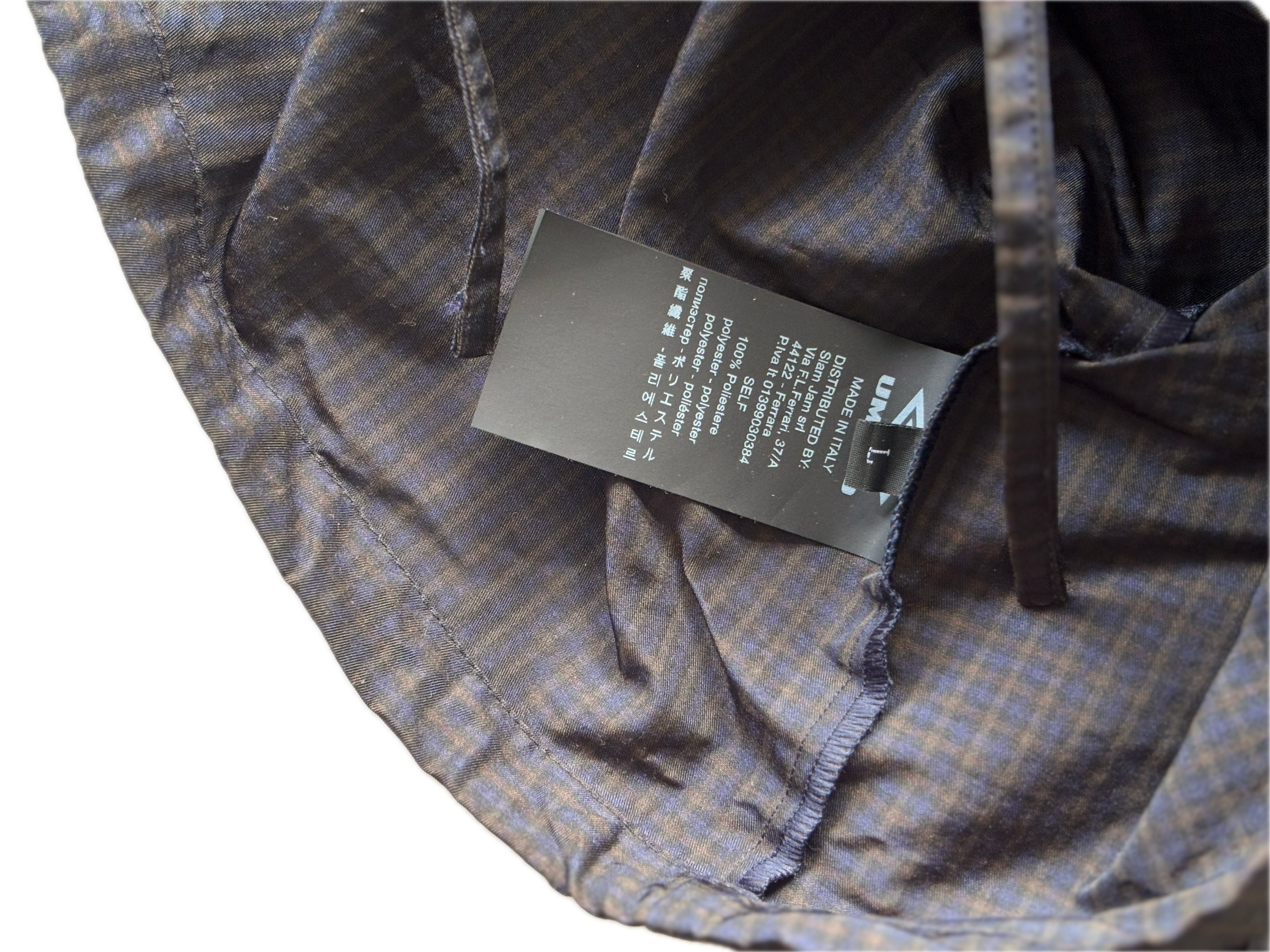 UMBRO Checkered Mask Jacket Black L