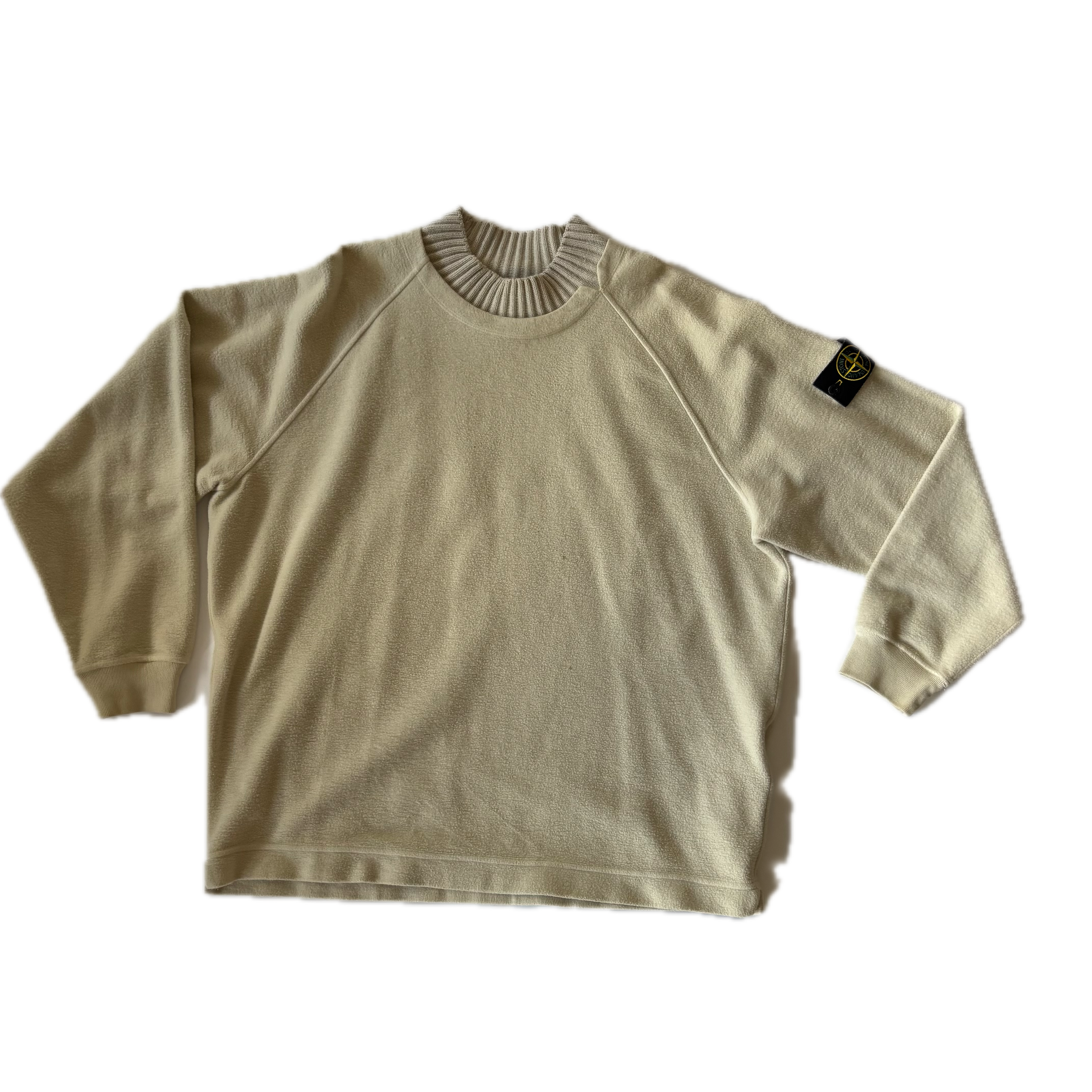 STONE ISLAND AW2023 Virgin Wool Blend Mock Neck Knit XL