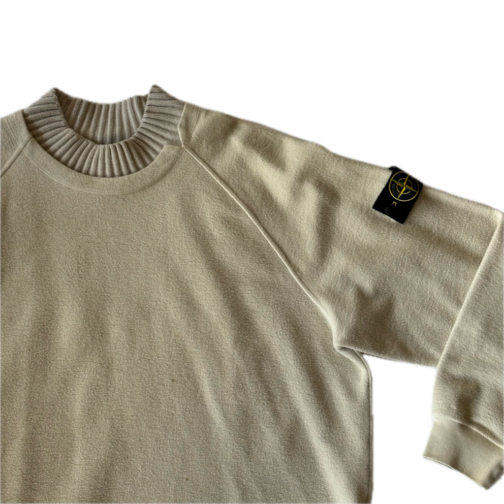 STONE ISLAND AW2023 Virgin Wool Blend Mock Neck Knit XL