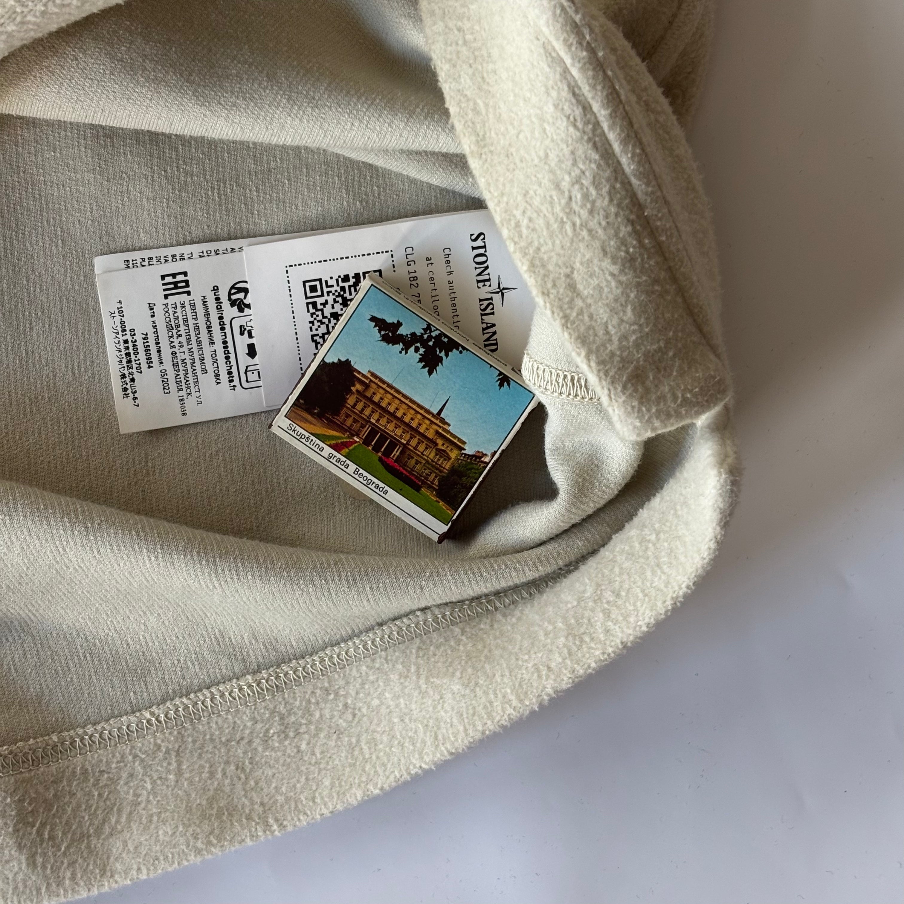 STONE ISLAND AW2023 Virgin Wool Blend Mock Neck Knit XL