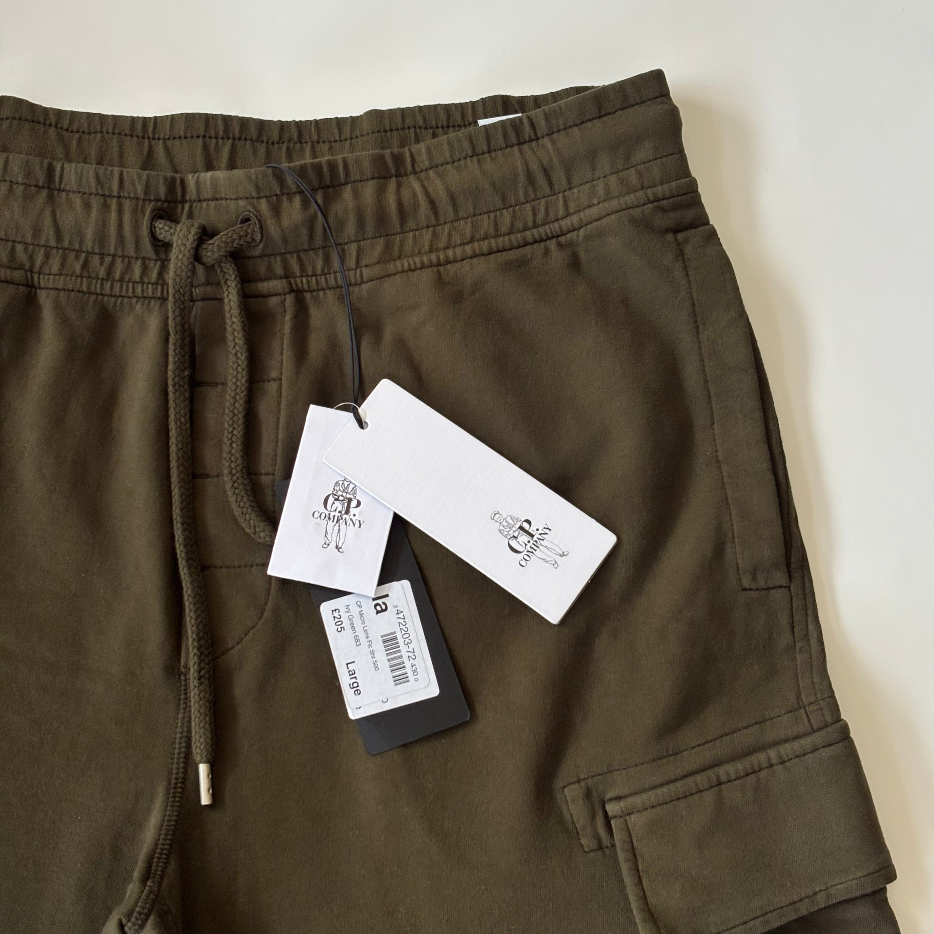 C.P. Company Lens Fleece Shorts 50