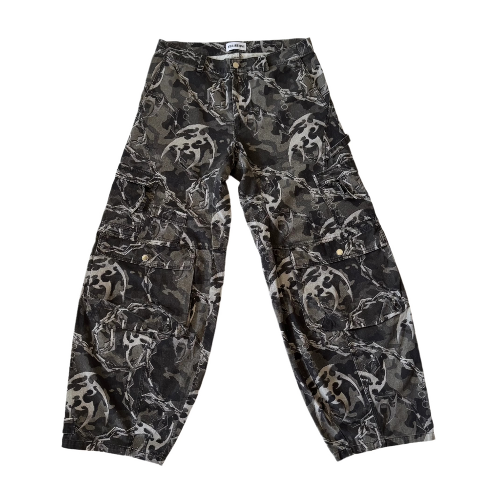 HAN KJOBEHAVN Camouflage Print Cargo Pants XL
