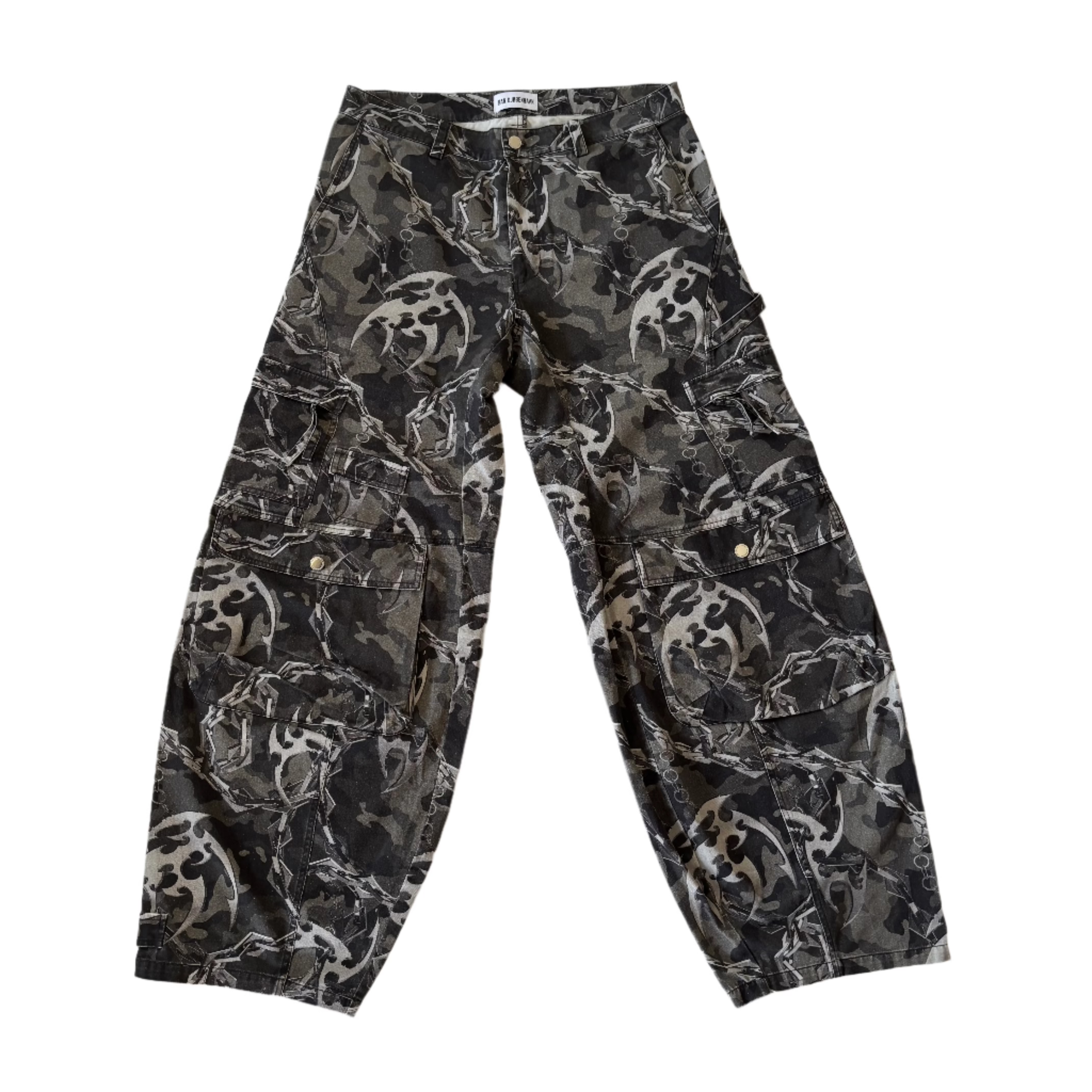 HAN KJOBEHAVN Camouflage Print Cargo Pants XL