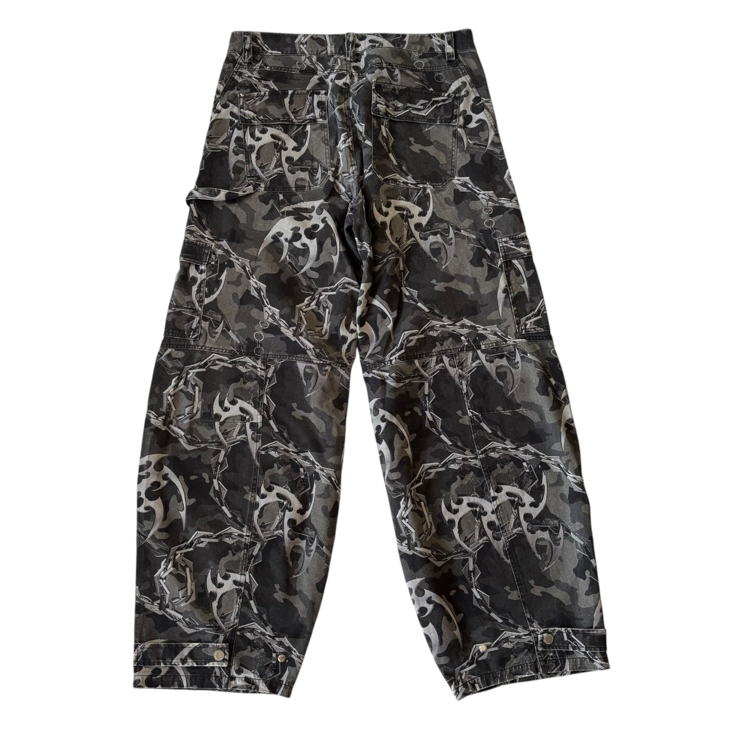 HAN KJOBEHAVN Camouflage Print Cargo Pants XL.