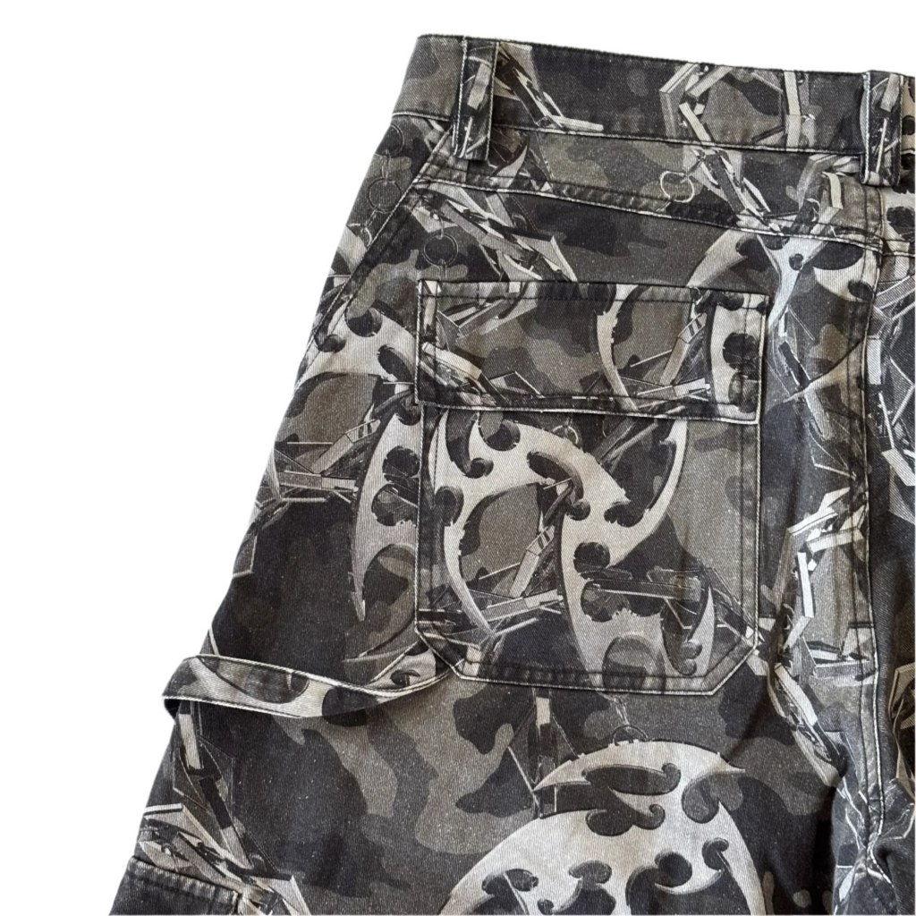 HAN KJOBEHAVN Camouflage Print Cargo Pants XL
