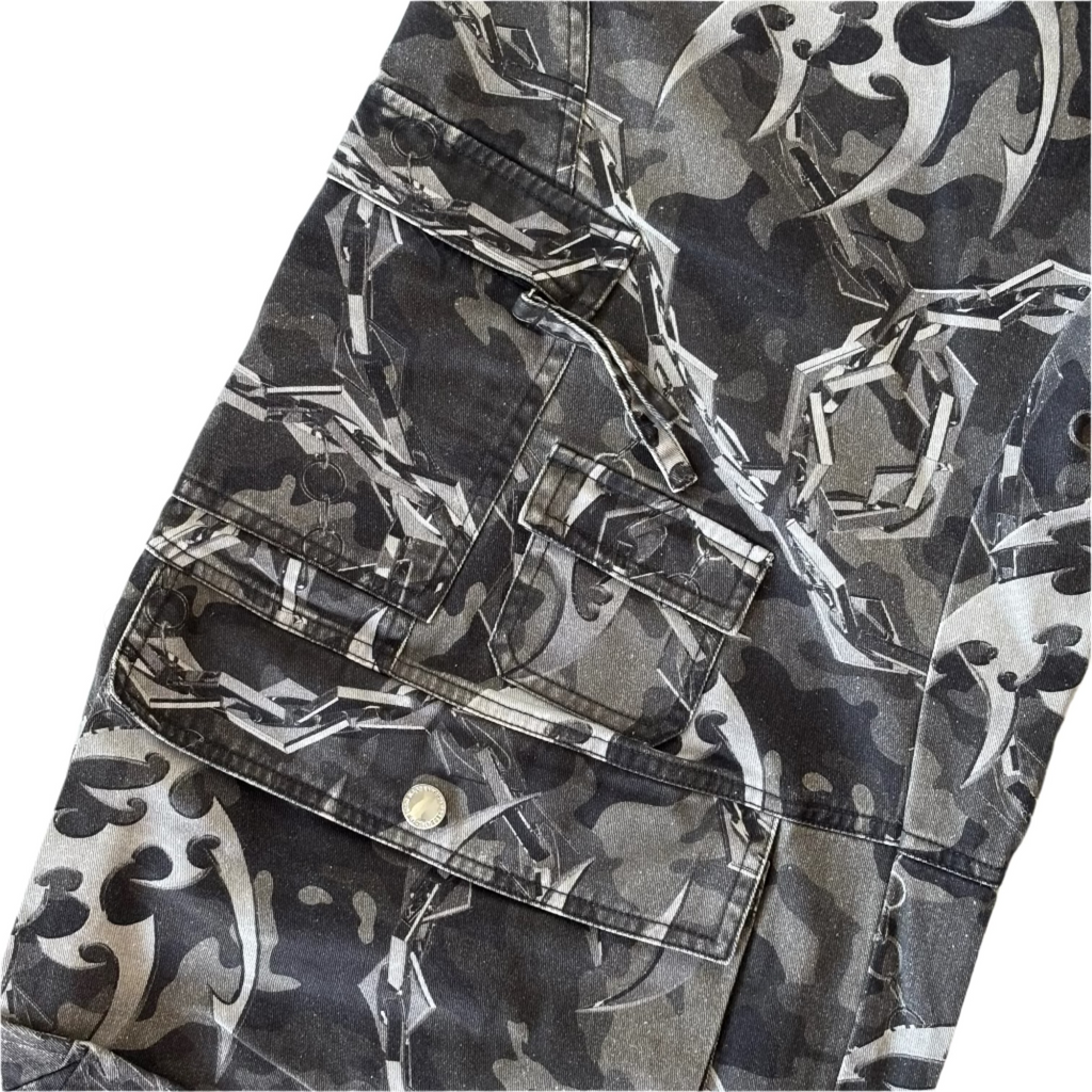 HAN KJOBEHAVN Camouflage Print Cargo Pants XL