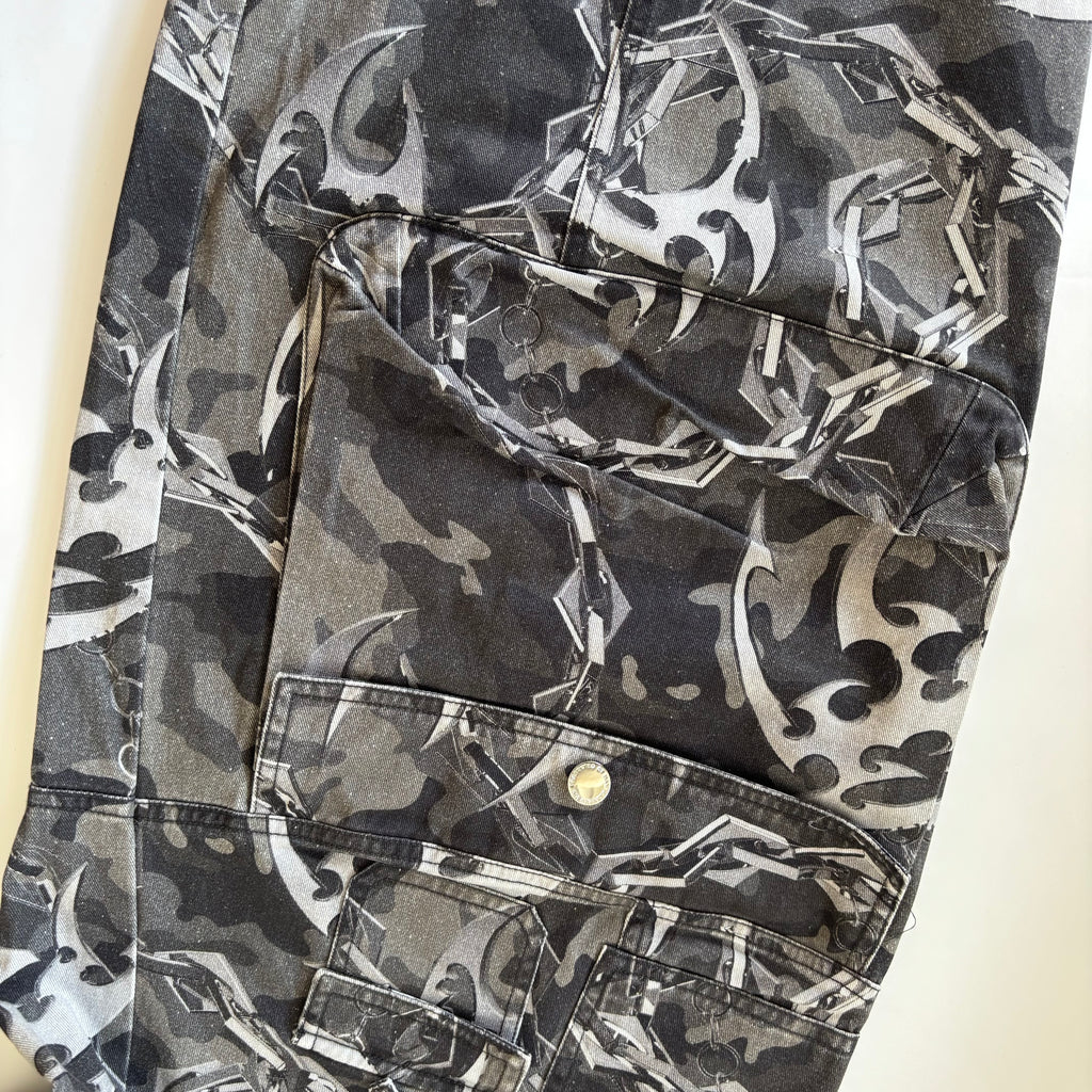 HAN KJOBEHAVN Camouflage Print Cargo Pants XL